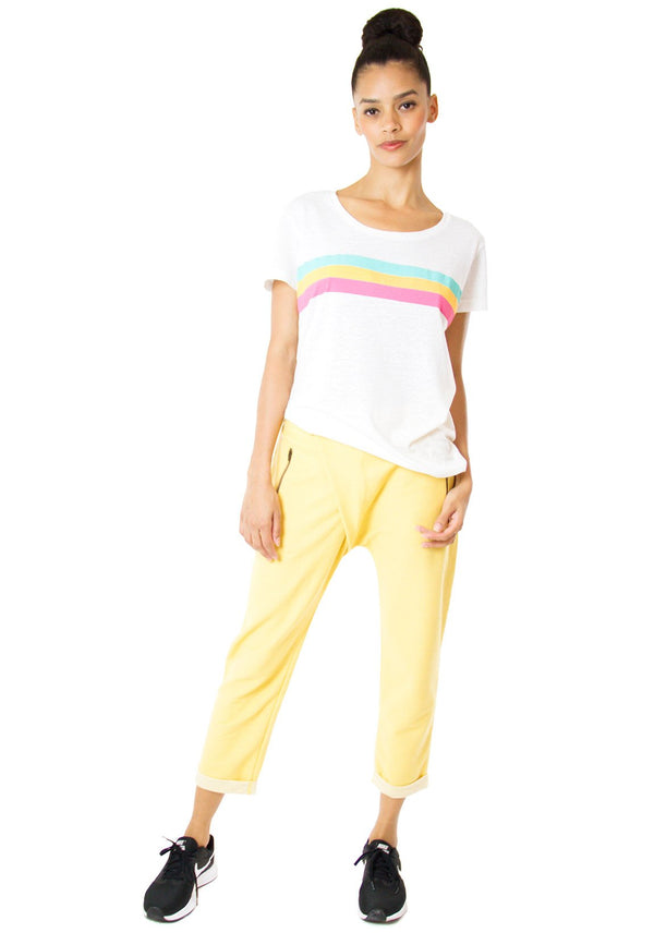 Camiseta Rainbow Branca 2Peace2Dance